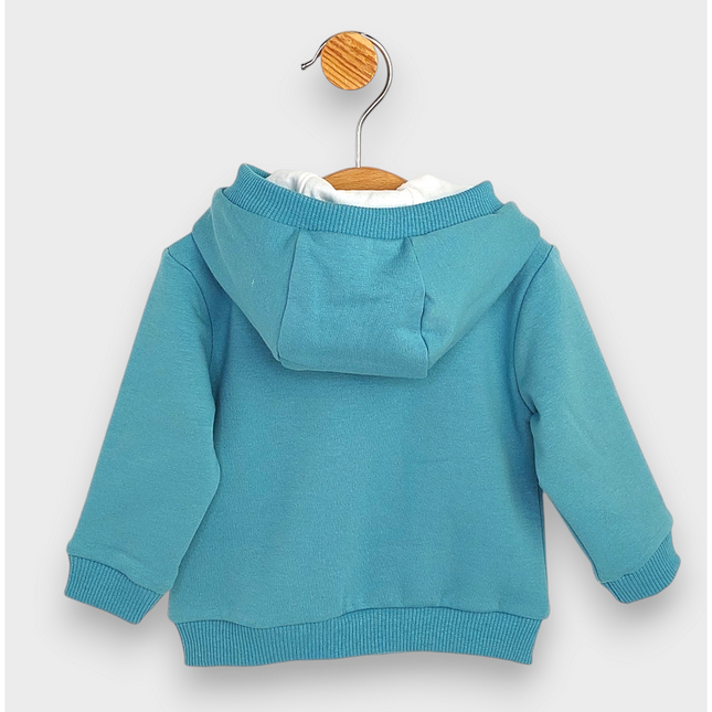 Rainy Бебешки комплект от 2 части Пухено мече 62-92 см. бор