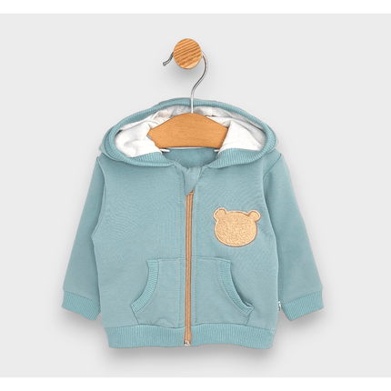 Rainy Бебешки комплект от 2 части Пухено мече 62-92 см. зелено