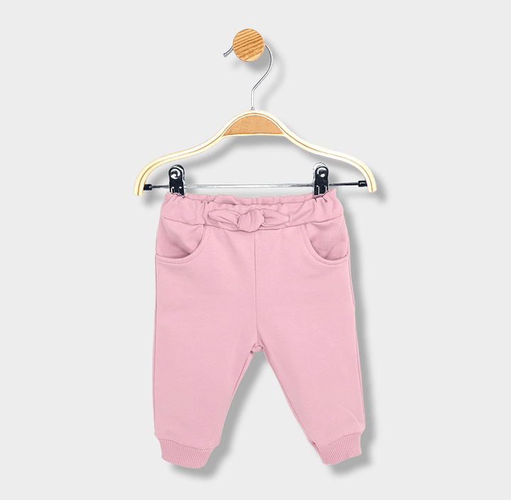 Rainy Бебешки комплект от 2 части Пухено мече 62-74 см. екрю/пепел от рози