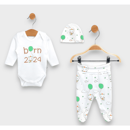 Rainy Бебешки комплект от 3 части Born 2024 48-62 см.