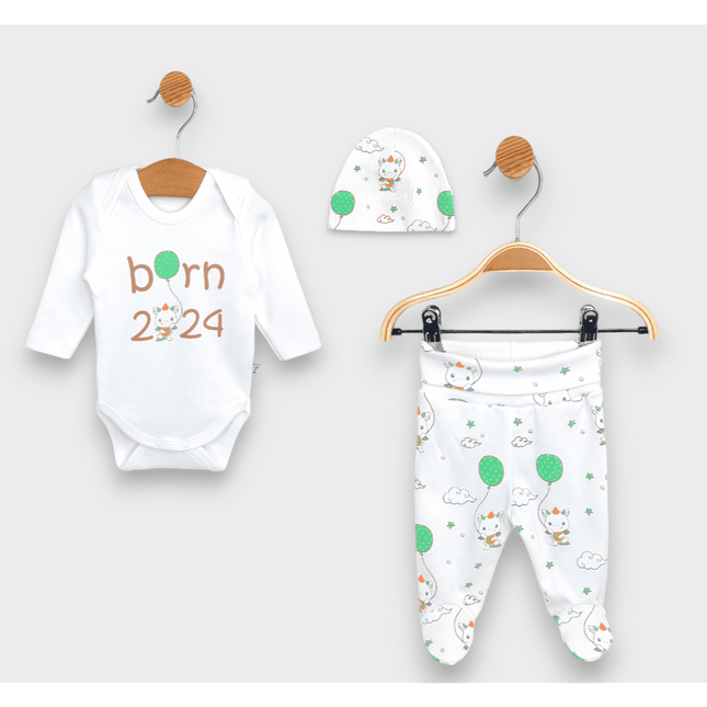 Rainy Бебешки комплект от 3 части Born 2024 48-62 см.