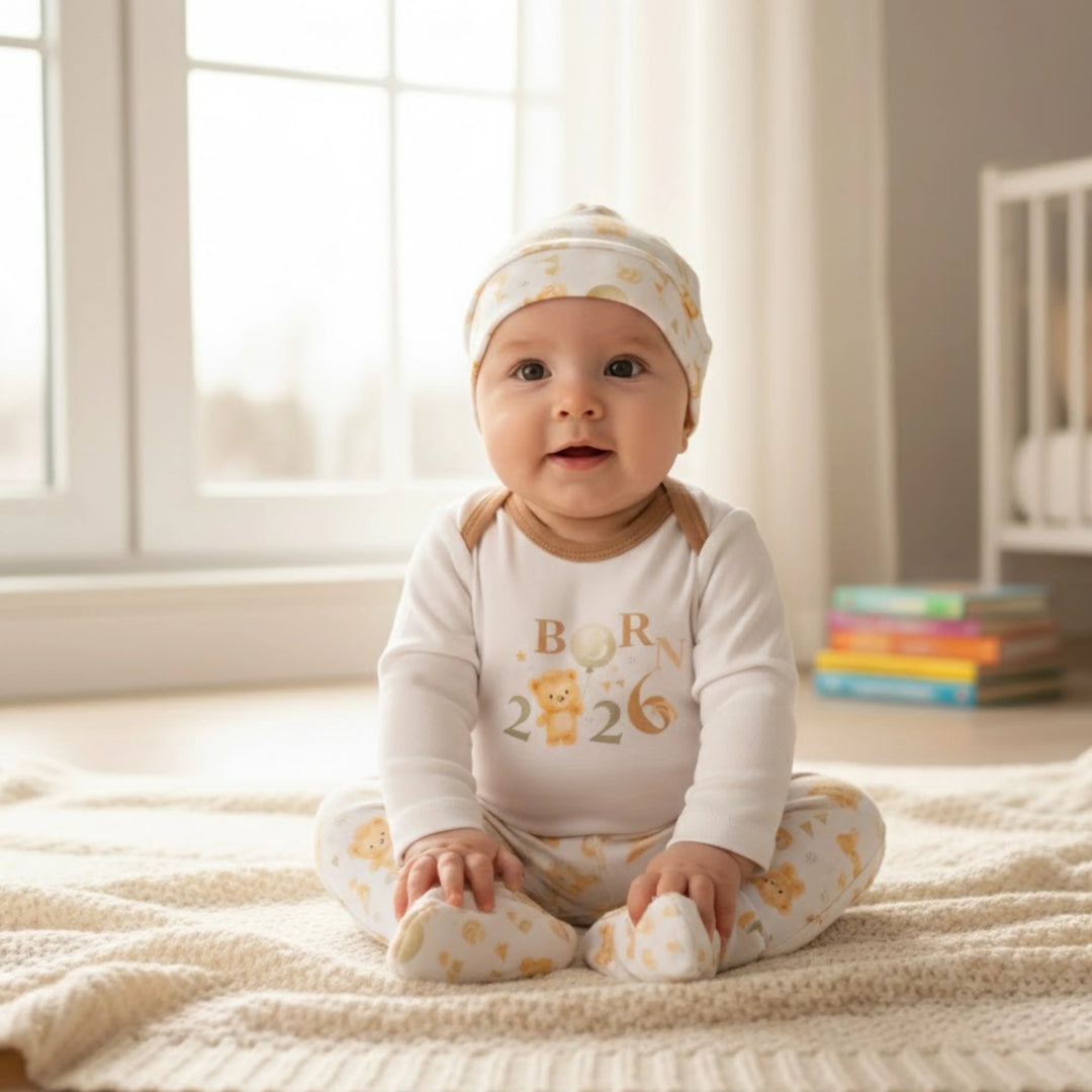 Rainy Бебешки комплект от 3 части Born 2026 56-62 см.