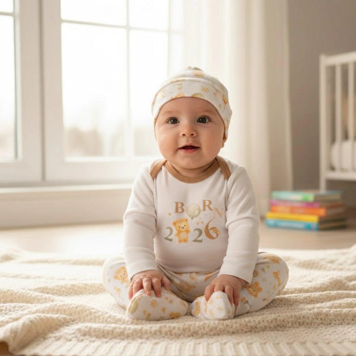 Rainy Бебешки комплект от 3 части Born 2026 56-62 см.