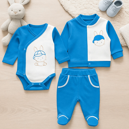 Rainy Бебешки комплект от 3 части Bunny 56-68 см.
