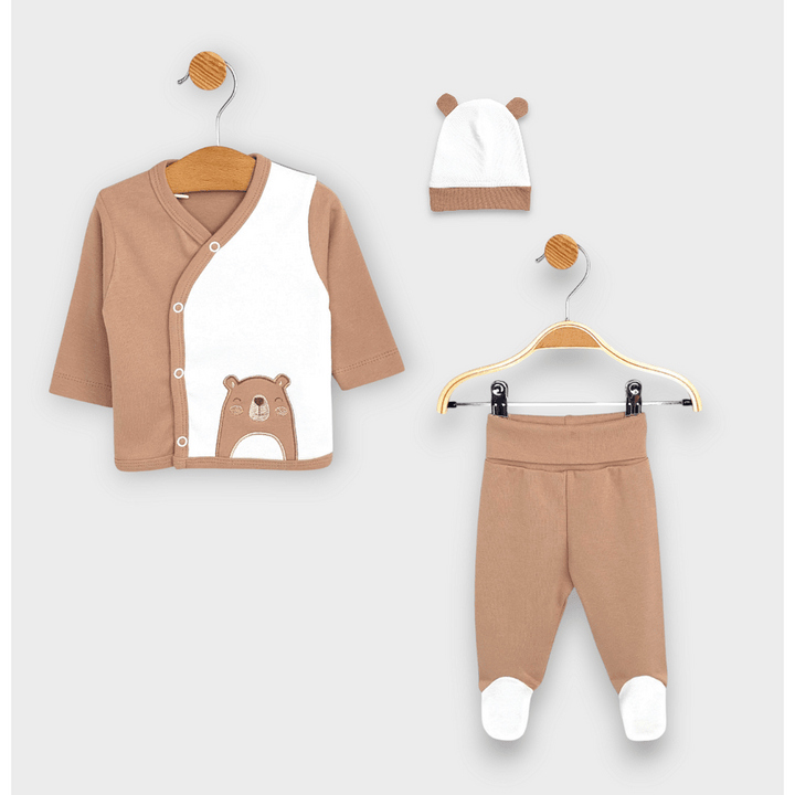 Rainy Бебешки комплект от 3 части Мечо и приятели 48-62 см.