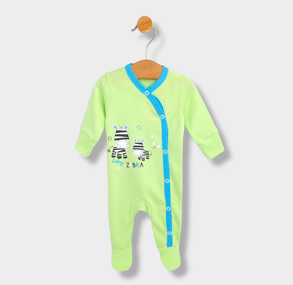 Rainy Бебешки комплект от 4 части Baby Zebra 56-62 см. зелен