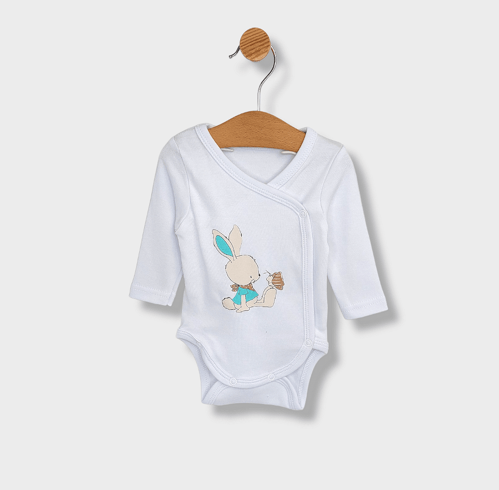 Rainy Бебешки комплект от 5 части Rabbit and butterfly 56-62 см. резеда