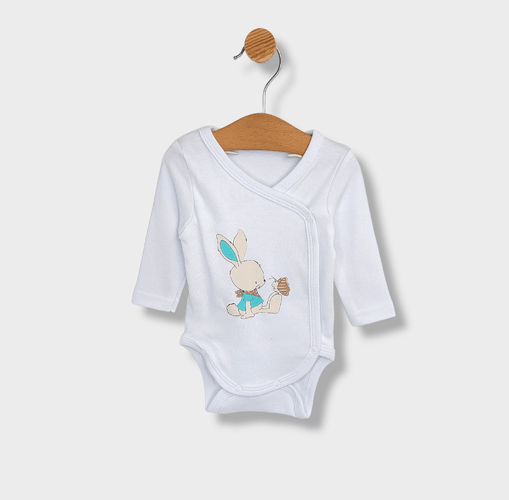 Rainy Бебешки комплект от 5 части Rabbit and butterfly 56-62 см. резеда