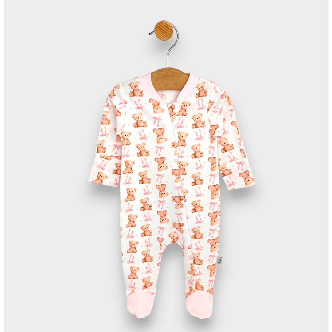 Rainy Бебешки комплект за изписване 5ч. Мече с панделка