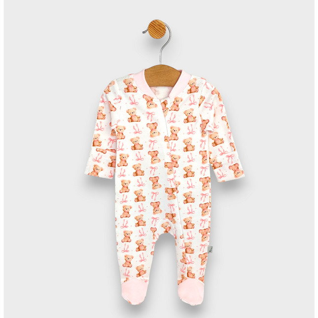 Rainy Бебешки комплект за изписване 5ч. Мече с панделка