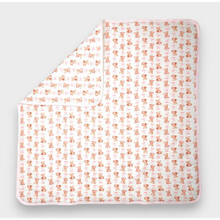 Rainy Бебешки комплект за изписване 5ч. Мече с панделка