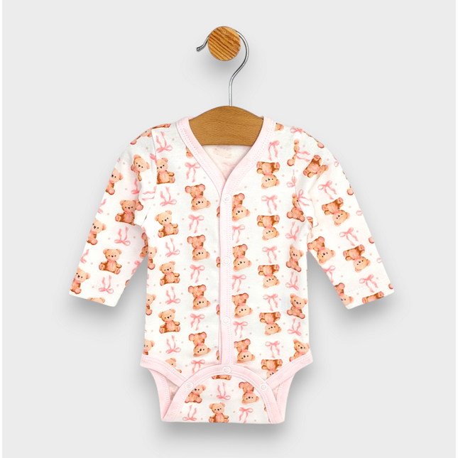 Rainy Бебешки комплект за изписване 5ч. Мече с панделка