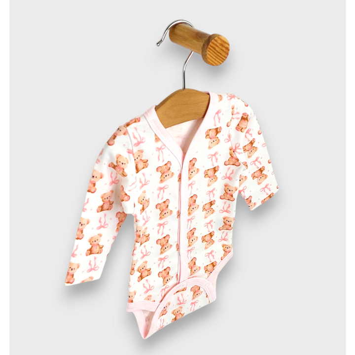 Rainy Бебешки комплект за изписване 5ч. Мече с панделка