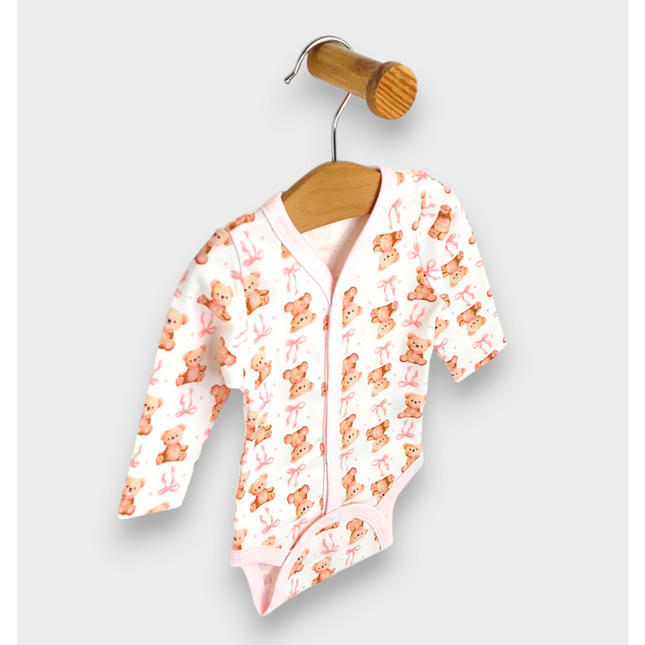 Rainy Бебешки комплект за изписване 5ч. Мече с панделка