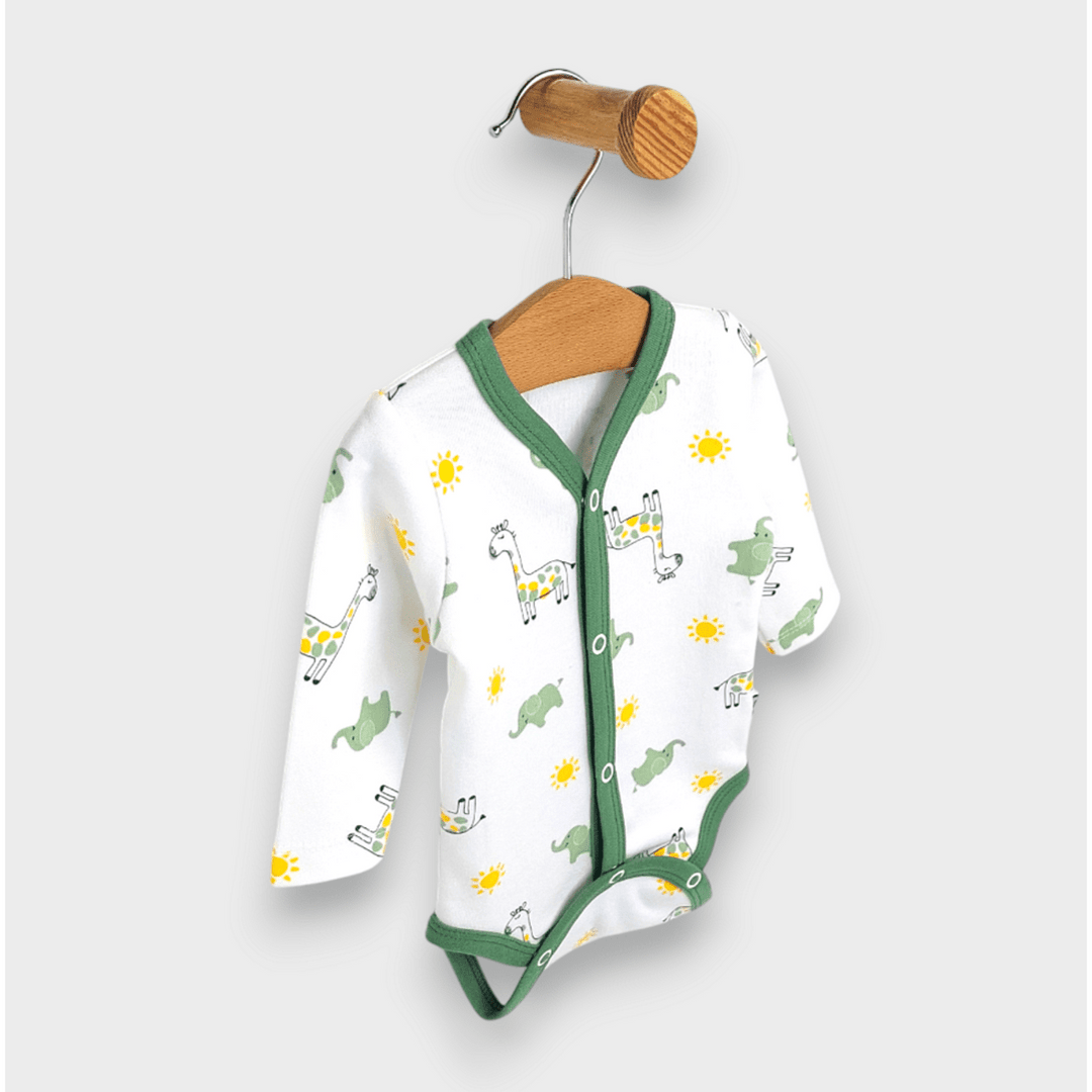 Rainy Бебешки комплект за изписване 5ч. Жирафче и слонче