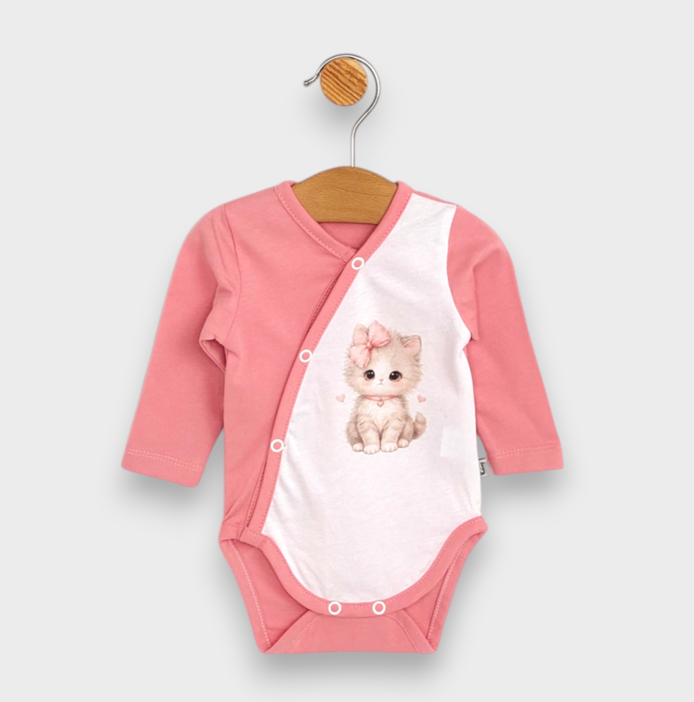 Rainy Бебешки комплект за изписване 6ч. Hello little one пудра