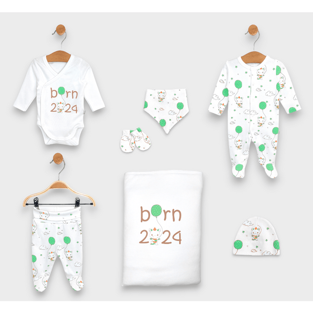 Rainy Бебешки комплект за изписване 7ч. Born 2024