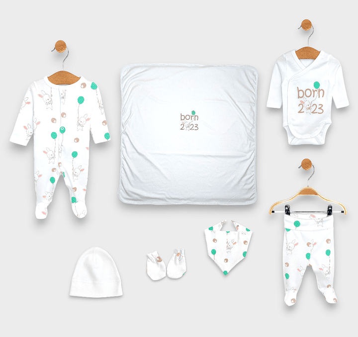 Rainy Бебешки комплект за изписване 7ч. Born 2023
