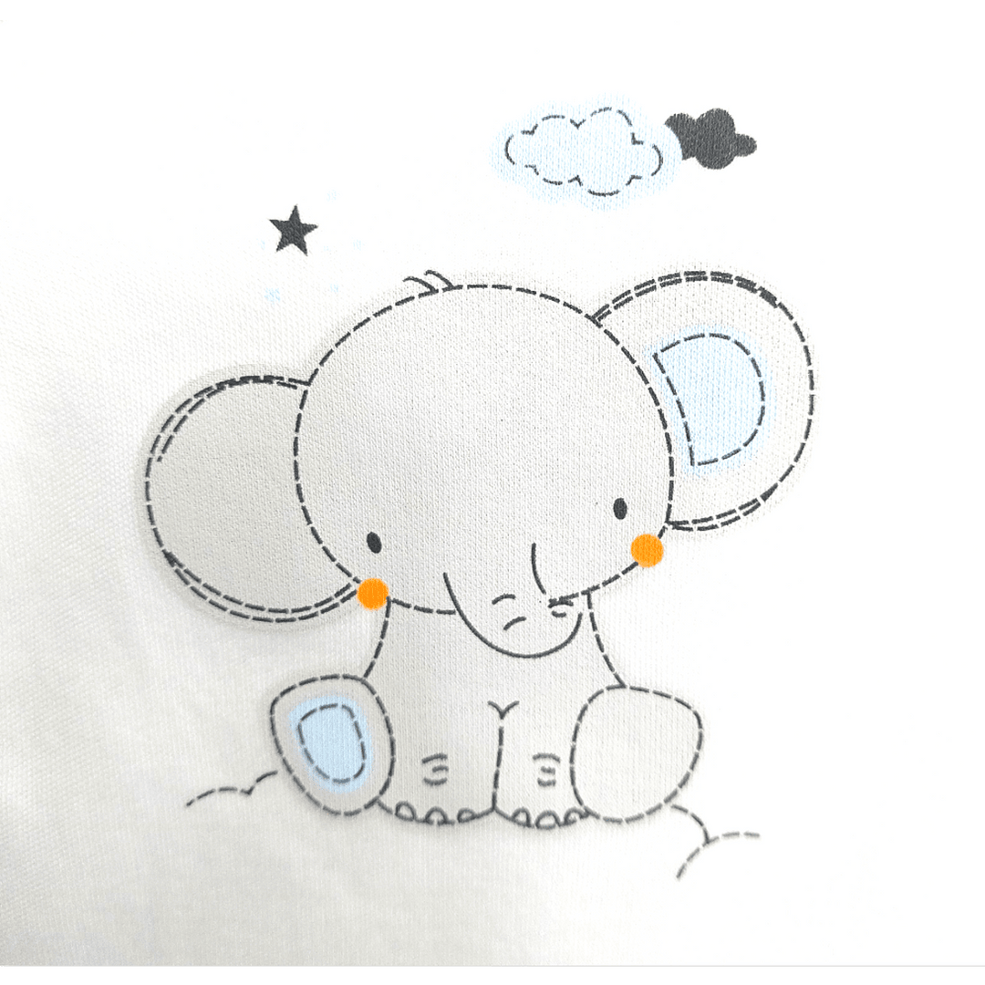 Rainy Бебешки комплект за изписване 7ч. Elephant син