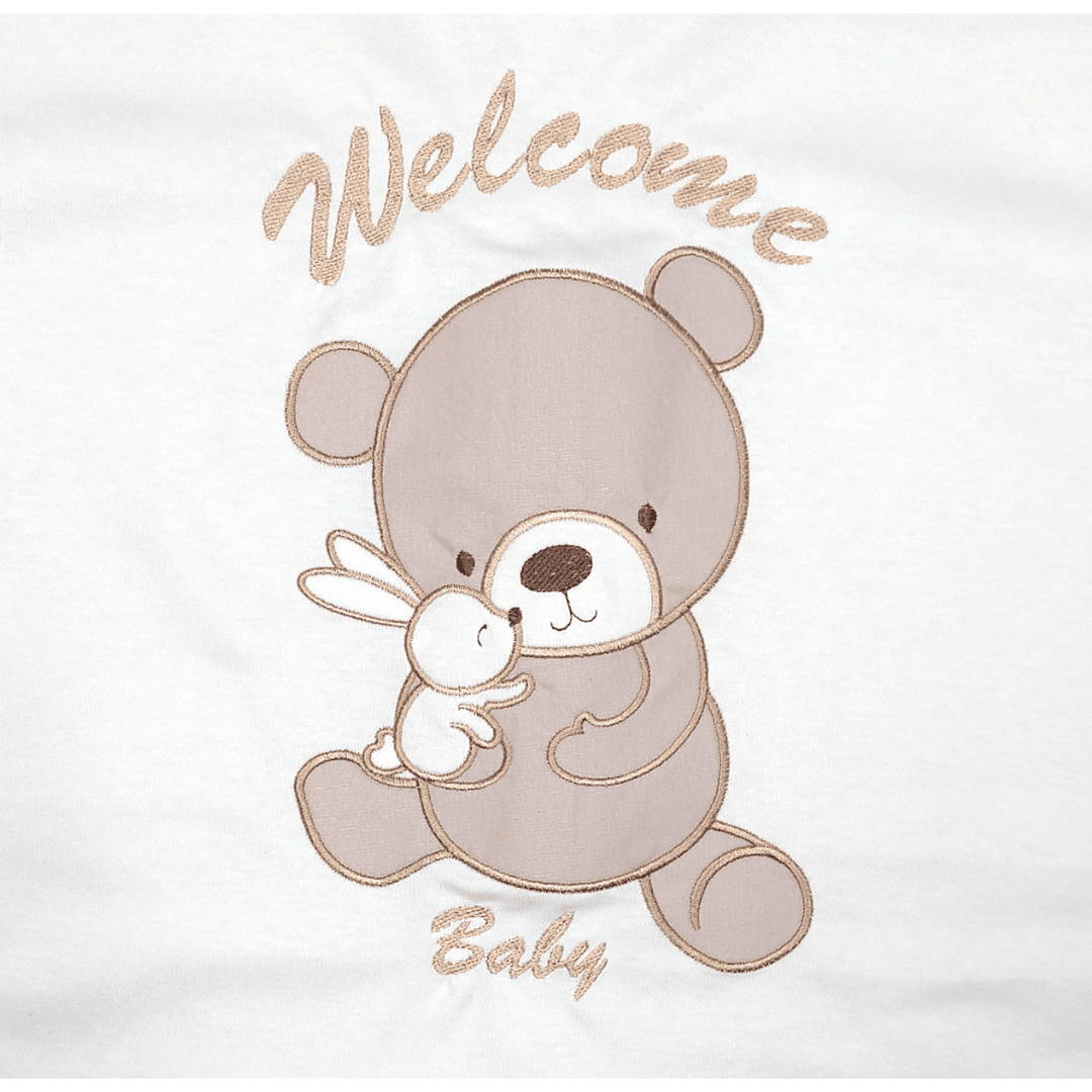 Rainy Бебешки комплект за изписване 7ч. Welcome Baby Bear and Rabbit