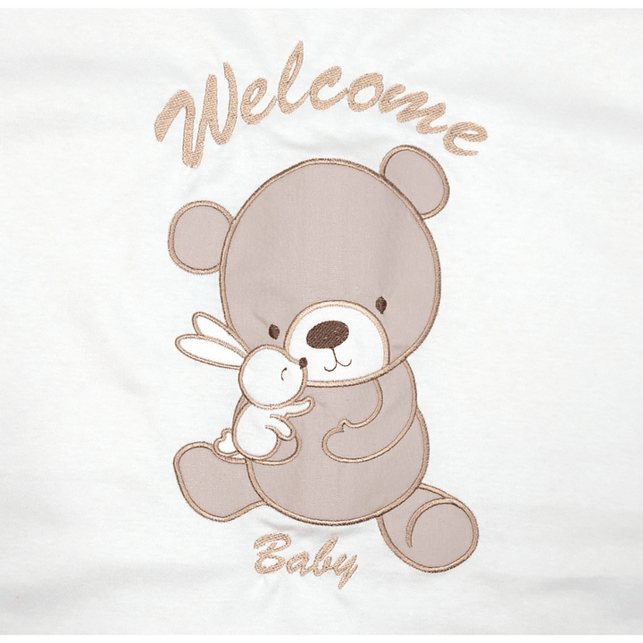 Rainy Бебешки комплект за изписване 7ч. Welcome Baby Bear and Rabbit