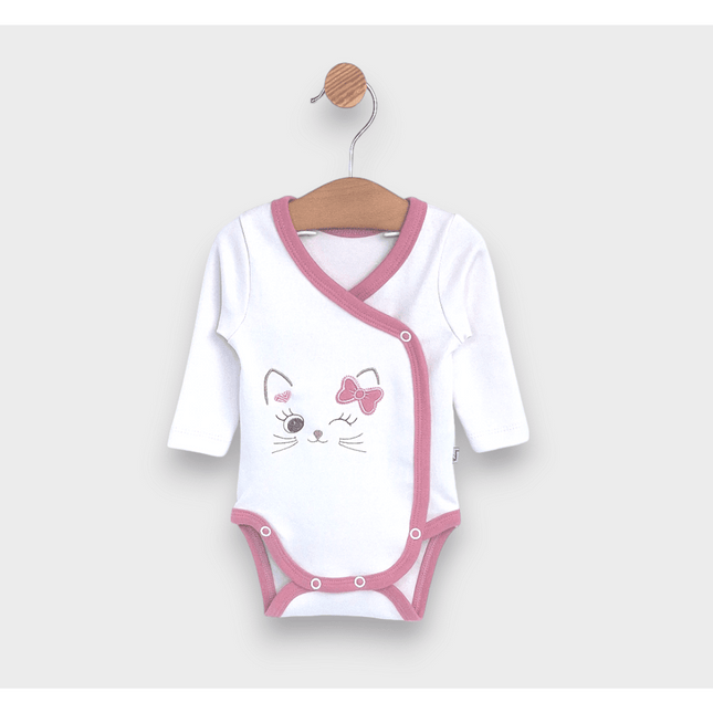 Rainy Бебешки комплект за изписване 8ч. Hello Cat роза