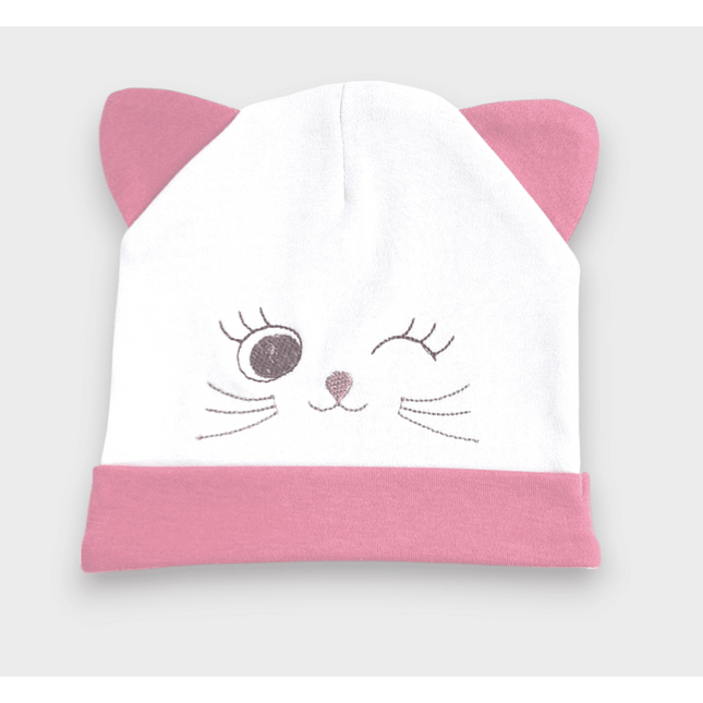 Rainy Бебешки комплект за изписване 8ч. Hello Cat роза