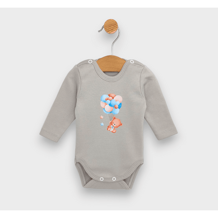 Rainy Бебешки комплект за изписване 8ч. Мече с балони син