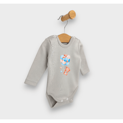 Rainy Бебешки комплект за изписване 8ч. Мече с балони син