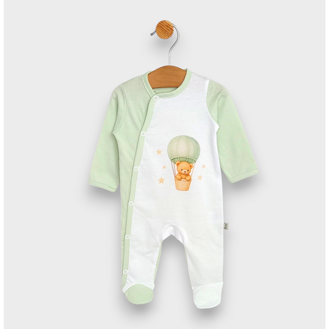 Rainy Бебешки комплект за изписване 8ч. Green bear