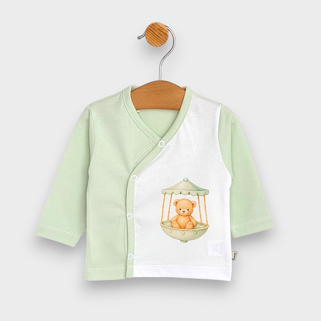 Rainy Бебешки комплект за изписване 8ч. Green bear