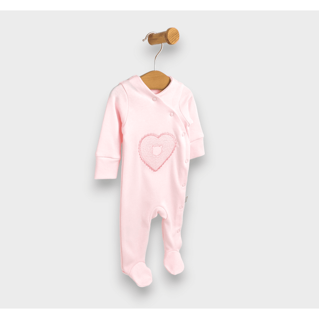 Rainy Бебешки комплект за изписване 8ч. Сърце с мече Лято