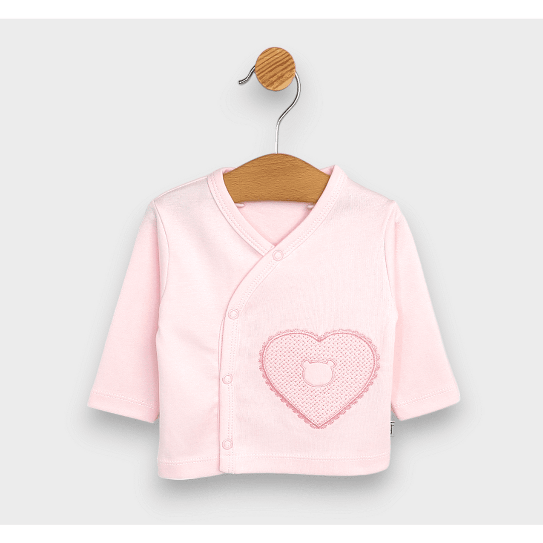 Rainy Бебешки комплект за изписване 8ч. Сърце с мече Лято