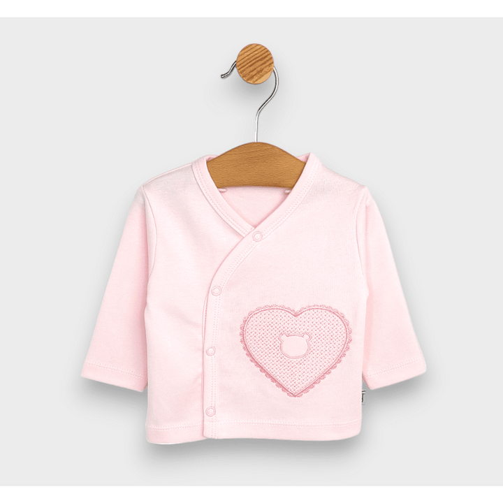 Rainy Бебешки комплект за изписване 8ч. Сърце с мече Лято