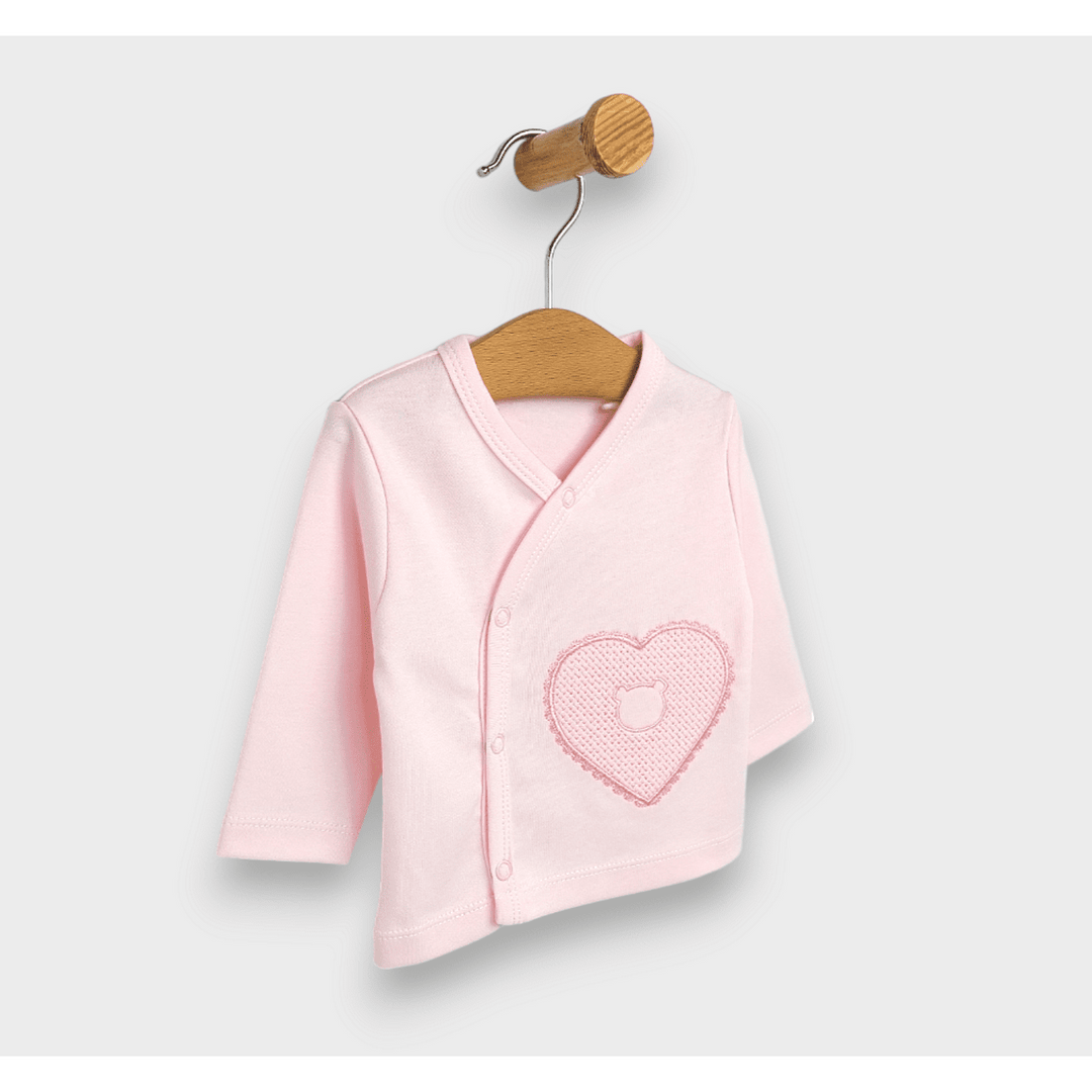 Rainy Бебешки комплект за изписване 8ч. Сърце с мече Лято