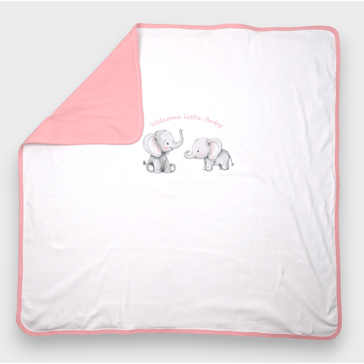 Rainy Бебешки комплект за изписване 8ч. Слончета розов