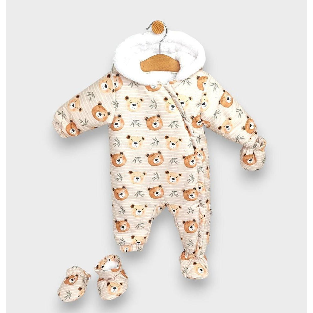 Rainy Бебешки космонавт Bears 56 - 86 см. мока