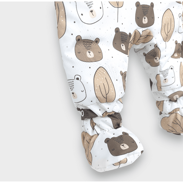 Rainy Бебешки космонавт Bears and trees 56 - 86 см. бял