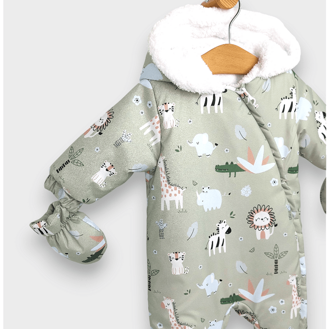 Rainy Бебешки космонавт Safari 56 - 86 см. зелен