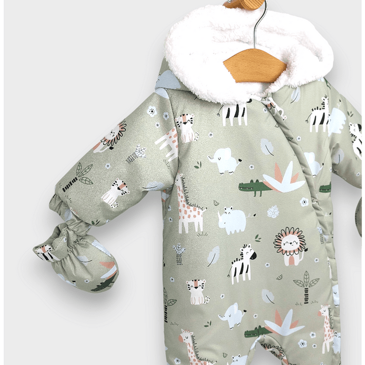 Rainy Бебешки космонавт Safari 56 - 86 см. зелен