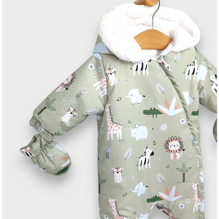 Rainy Бебешки космонавт Safari 56 - 86 см. зелен
