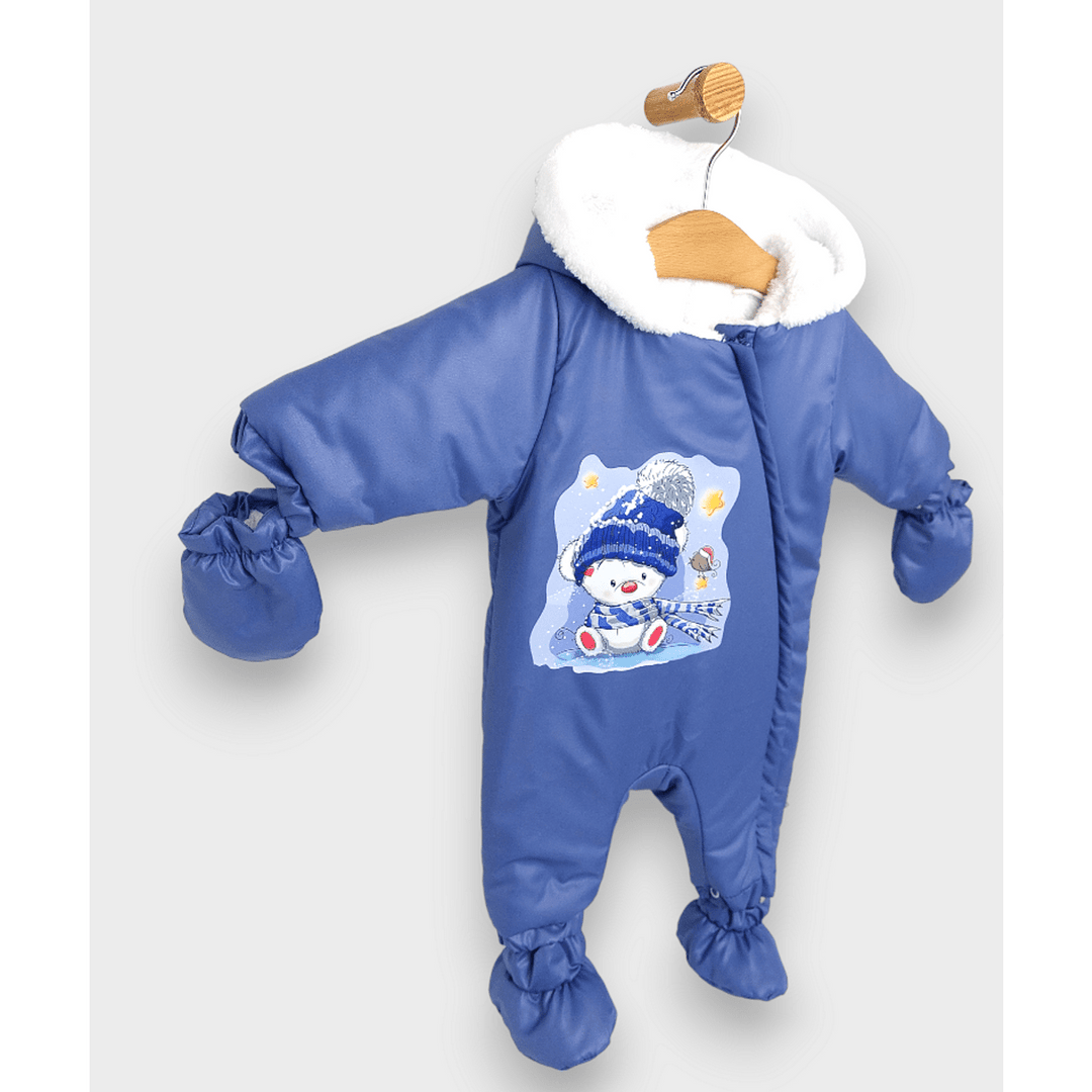 Rainy Бебешки космонавт Winter bear 56 - 86 см. син