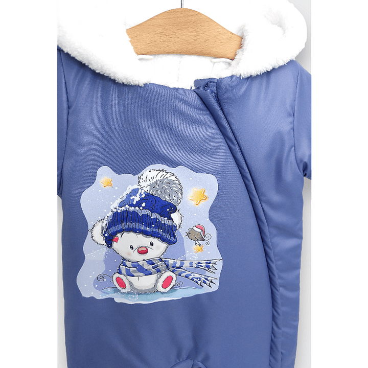 Rainy Бебешки космонавт Winter bear 56 - 86 см. син