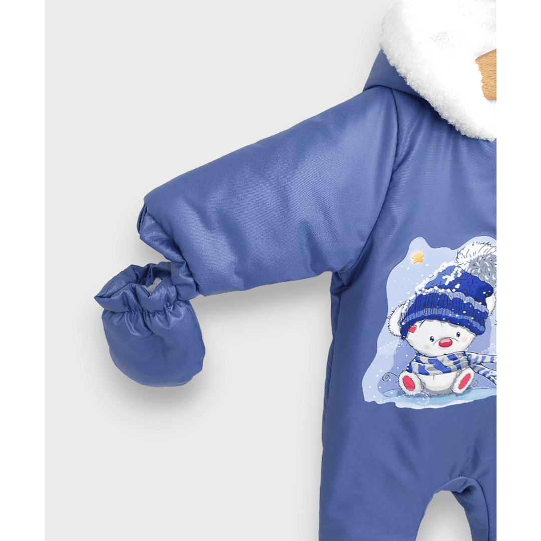 Rainy Бебешки космонавт Winter bear 56 - 86 см. син