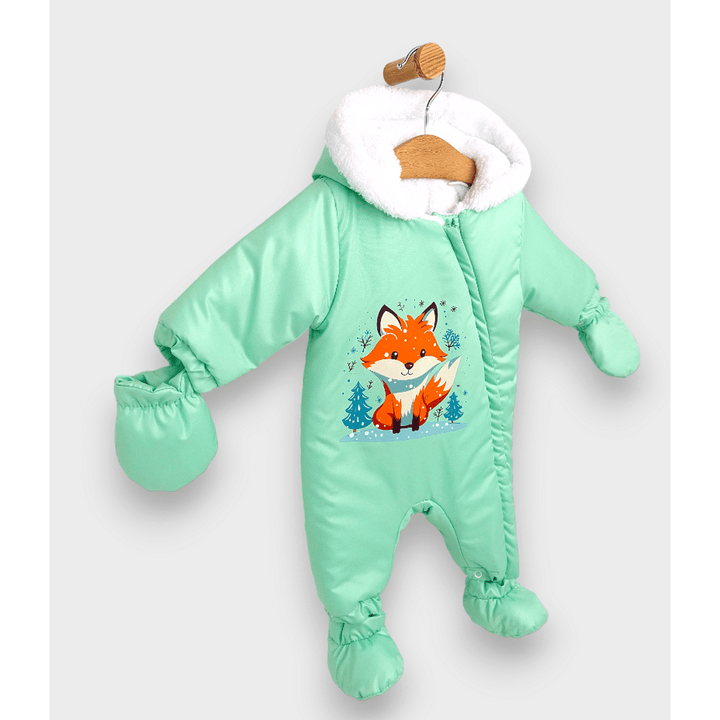 Rainy Бебешки космонавт Winter fox 56 - 86 см. резеда