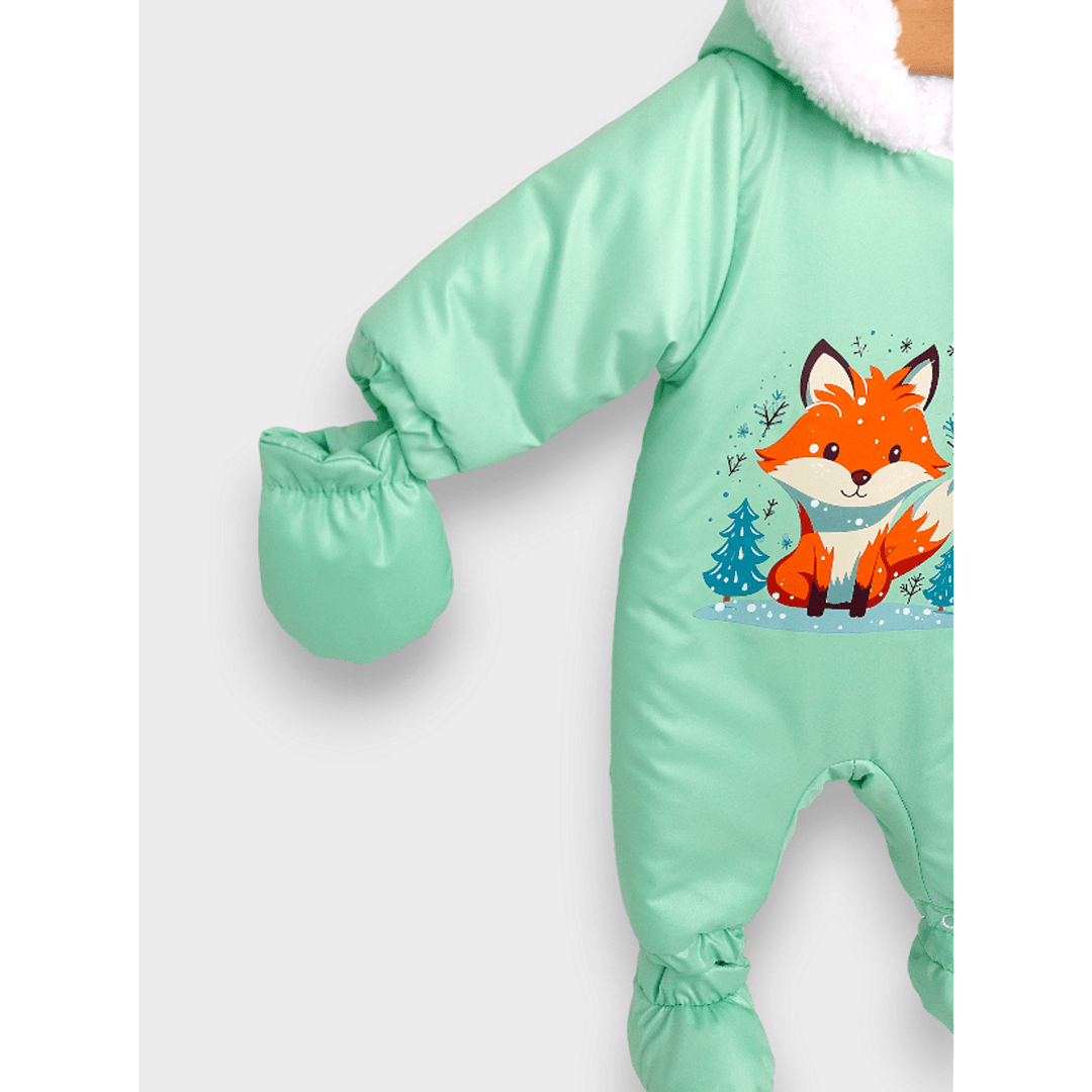 Rainy Бебешки космонавт Winter fox 56 - 86 см. резеда