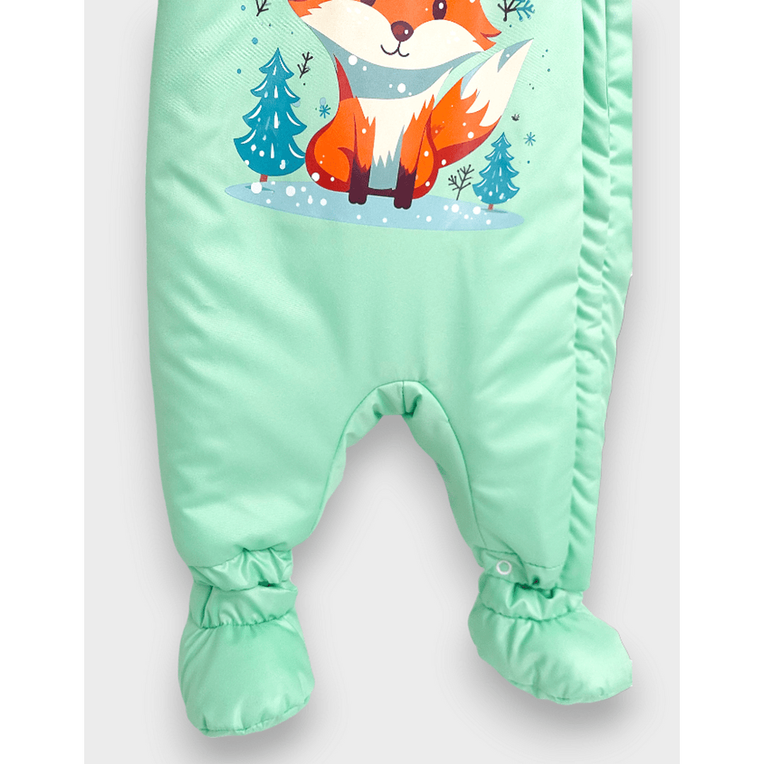 Rainy Бебешки космонавт Winter fox 56 - 86 см. резеда