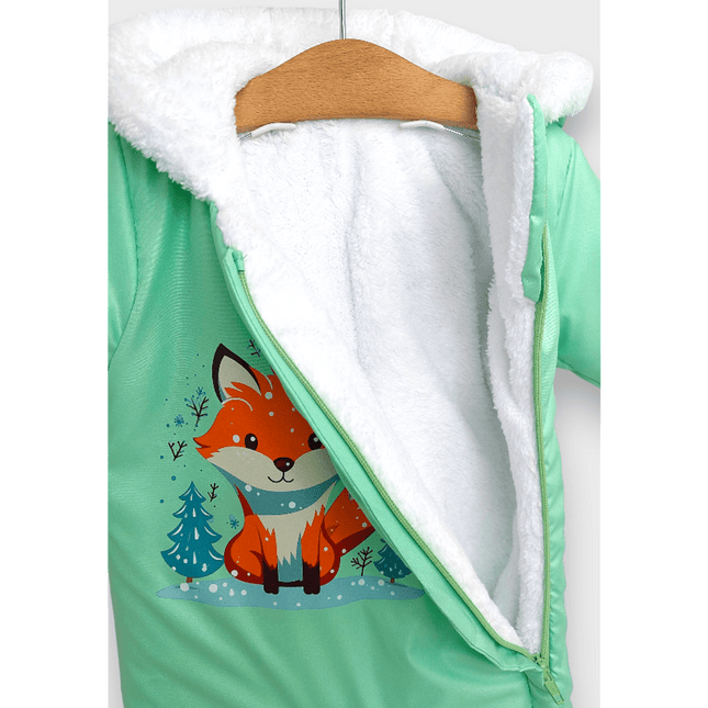 Rainy Бебешки космонавт Winter fox 56 - 86 см. резеда