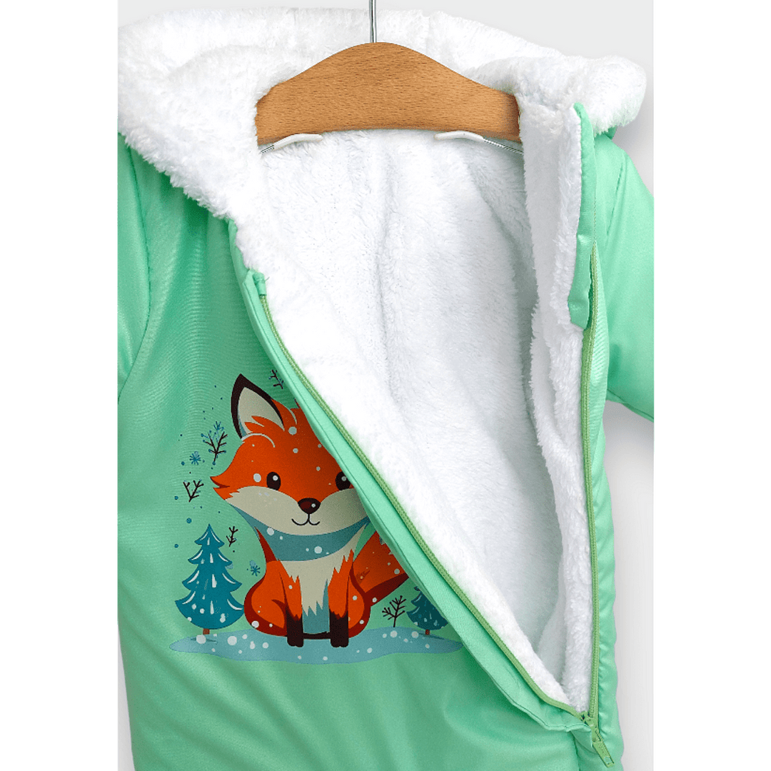 Rainy Бебешки космонавт Winter fox 56 - 86 см. резеда