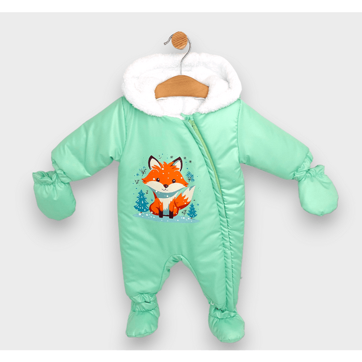 Rainy Бебешки космонавт Winter fox 56 - 86 см. резеда